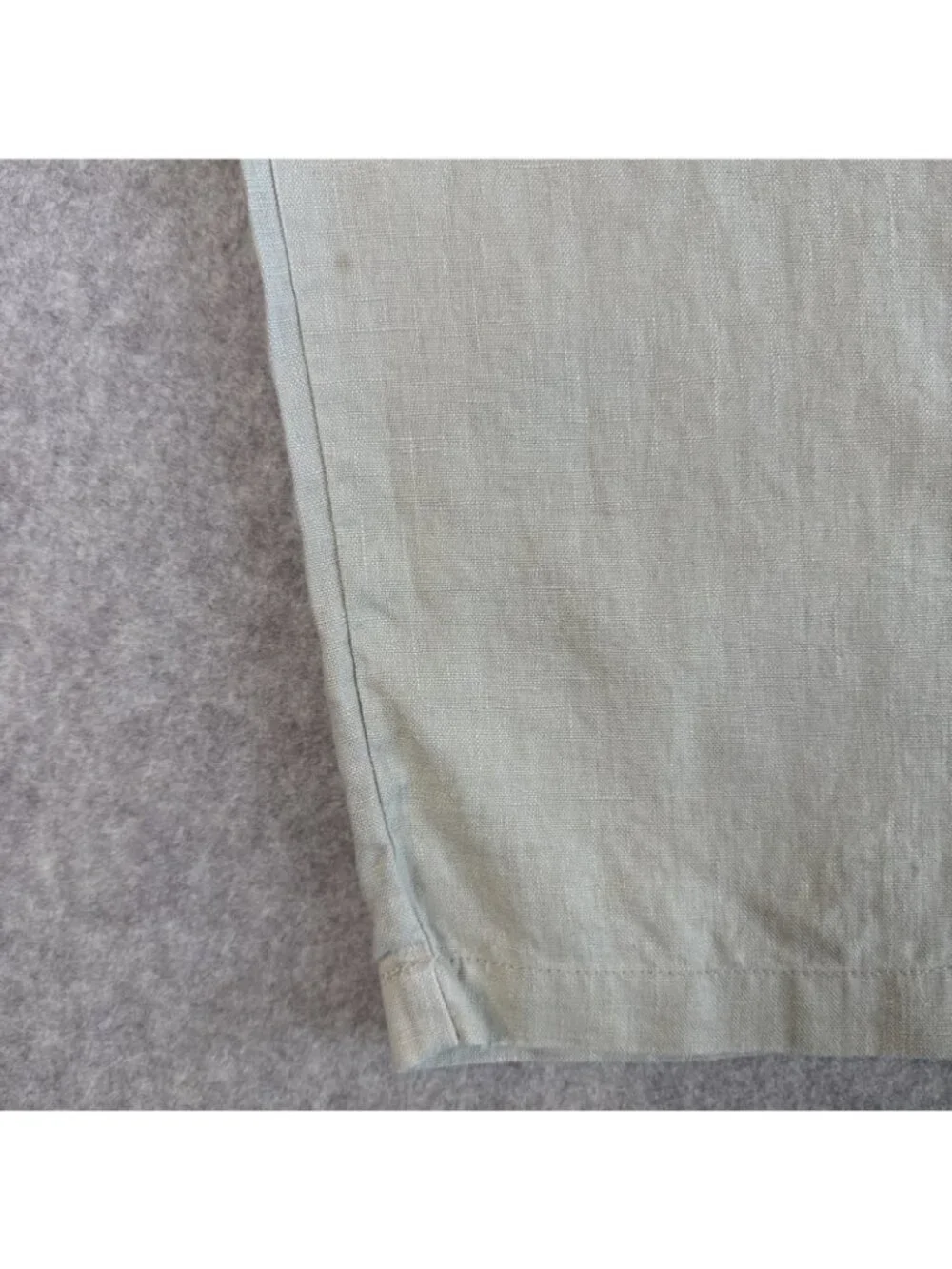 Sean John 100% Linen Drawstring Pants Men's 40x33 Khaki Straight Leg